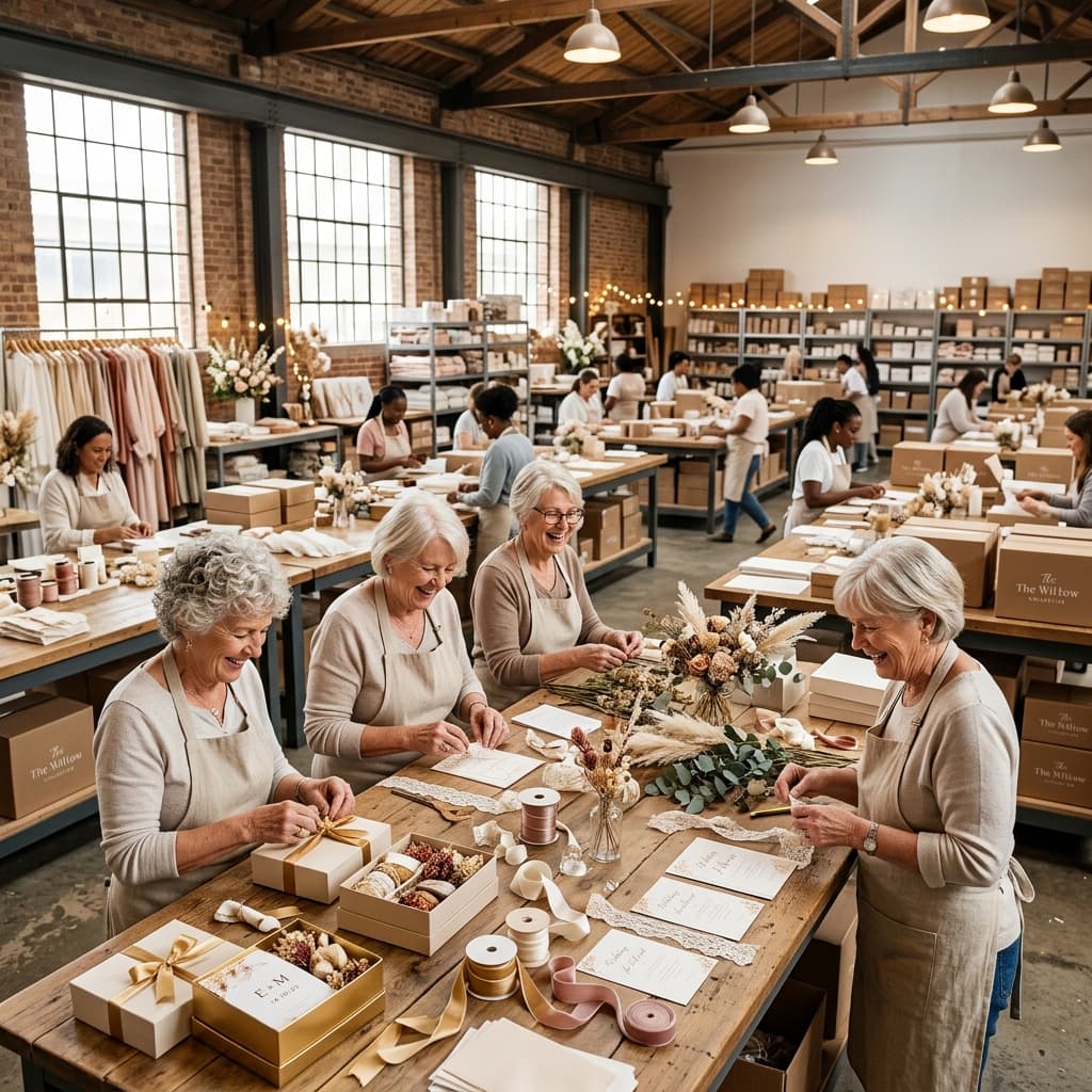 Custom Wedding Co warehouse and artisans